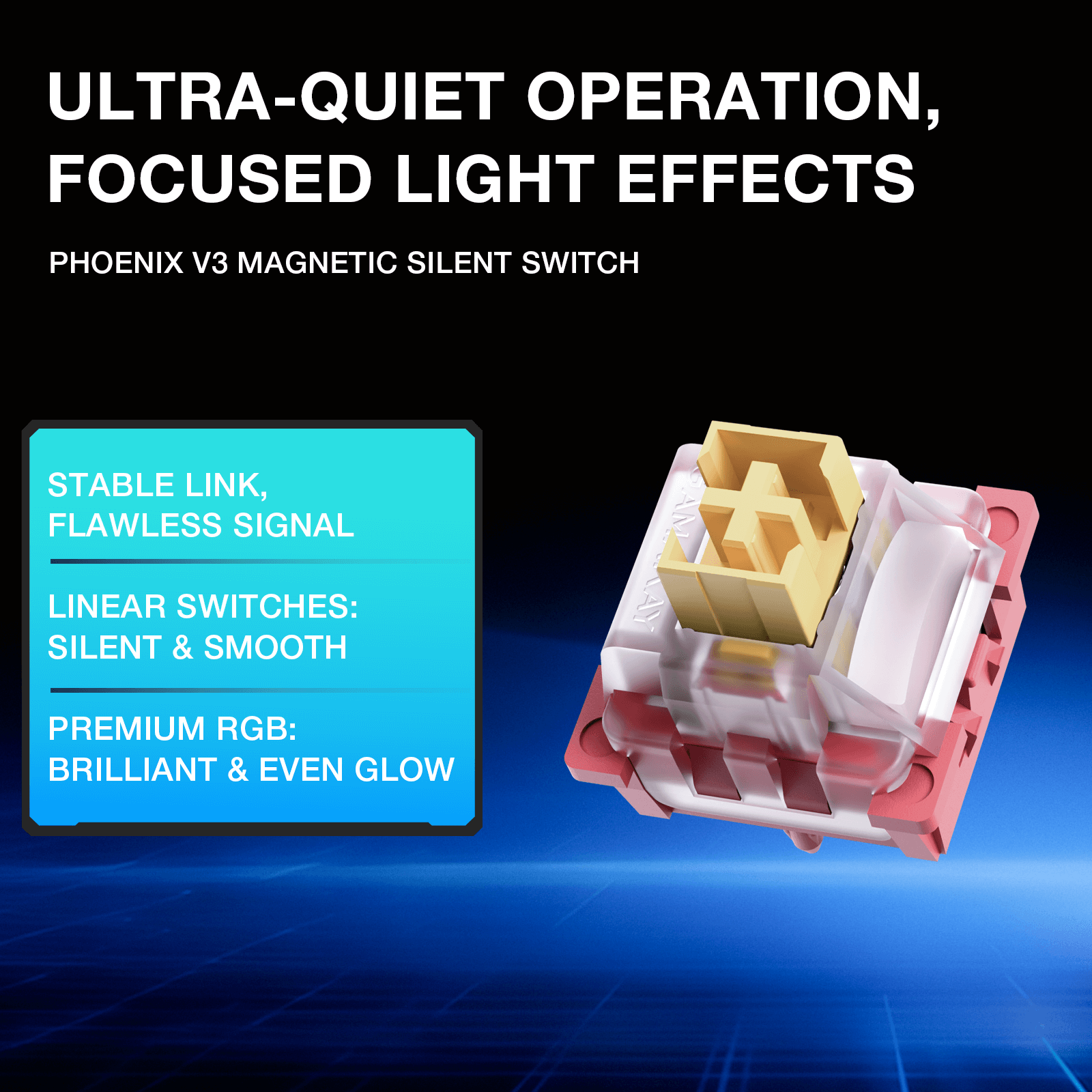 Gamakay TK75HE V2 Hall Effect keyboard 8K Polling Rate 0.005mm RT Accuracy