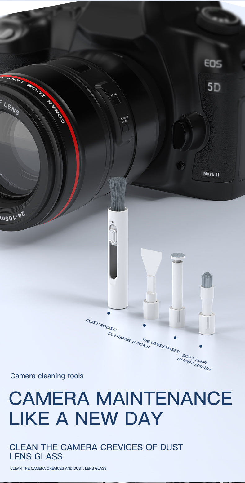 Gamakay 33-in-1 Multifunctional Cleaning Kit for camera maintenance and dust removal.