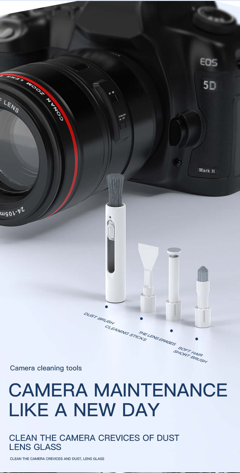Gamakay 33-in-1 Multifunctional Cleaning Kit for camera maintenance and dust removal.