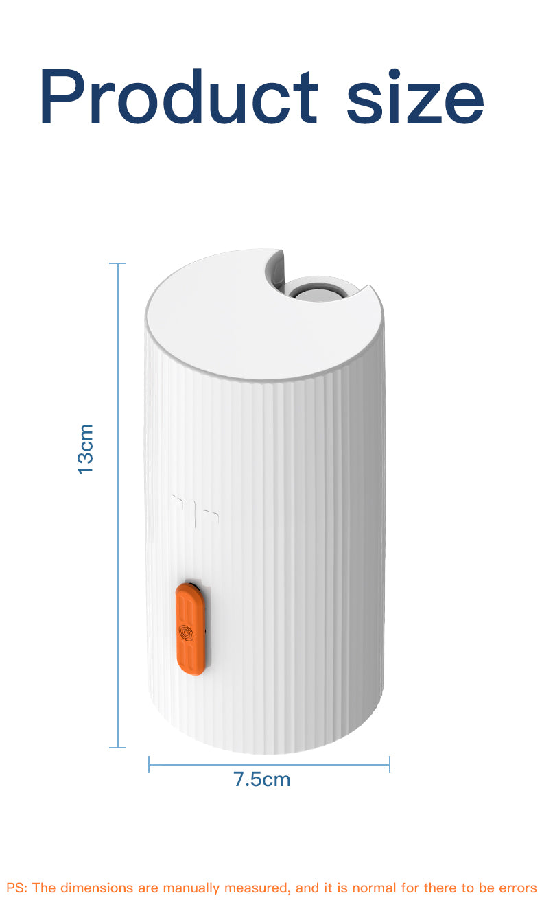 Product size of Gamakay 33-in-1 Multifunctional Cleaning Kit with dimensions 13cm height and 7.5cm width.