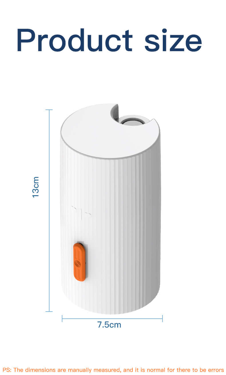 Product size of Gamakay 33-in-1 Multifunctional Cleaning Kit with dimensions 13cm height and 7.5cm width.
