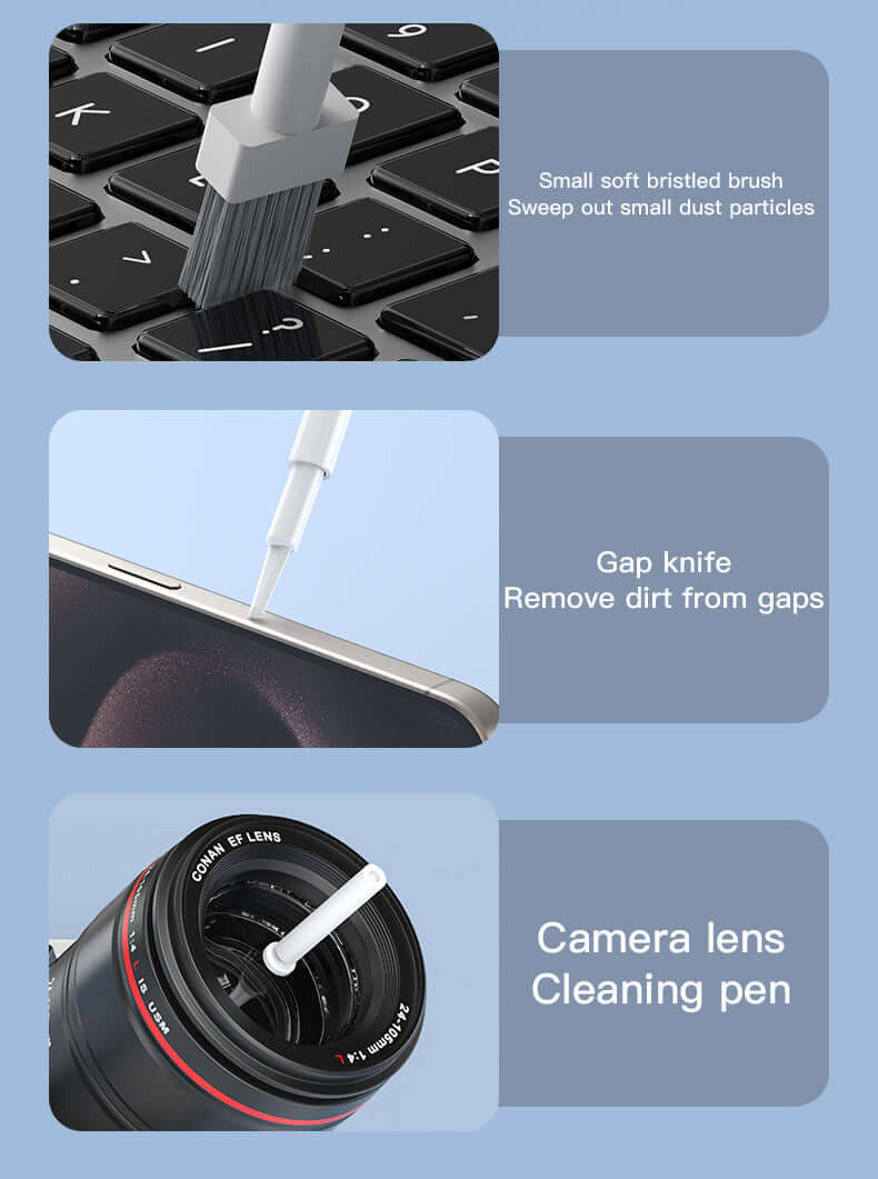 Repose poignet ergonomique Gamakay avec kit de nettoyage 21-en-1 pour clavier 85%