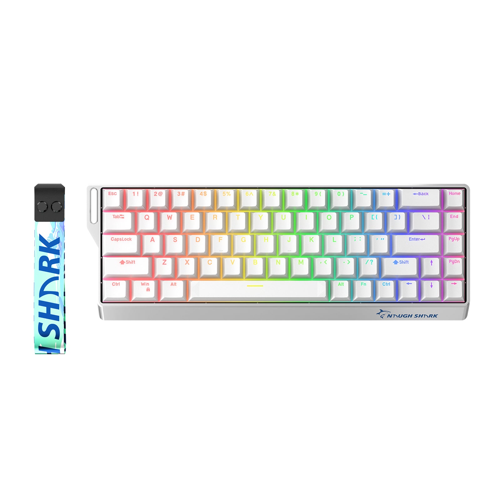 Gamakay x Naughshark NS68ホール効果磁気キーボード8Kポーリングレート0.01mm RT精度