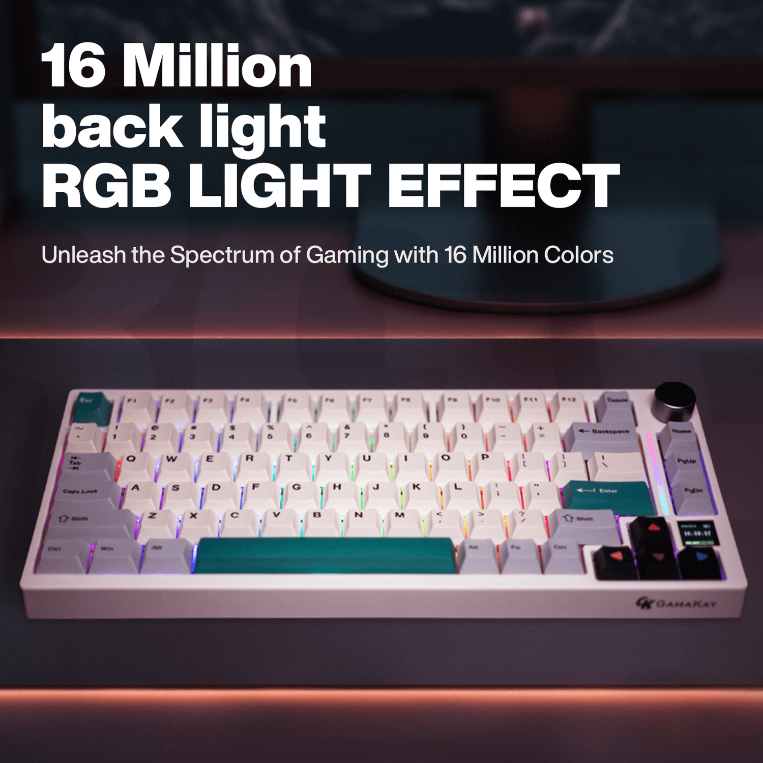 (Nuevo) Gamakay TK75 V2 75% teclado mecánico silencioso