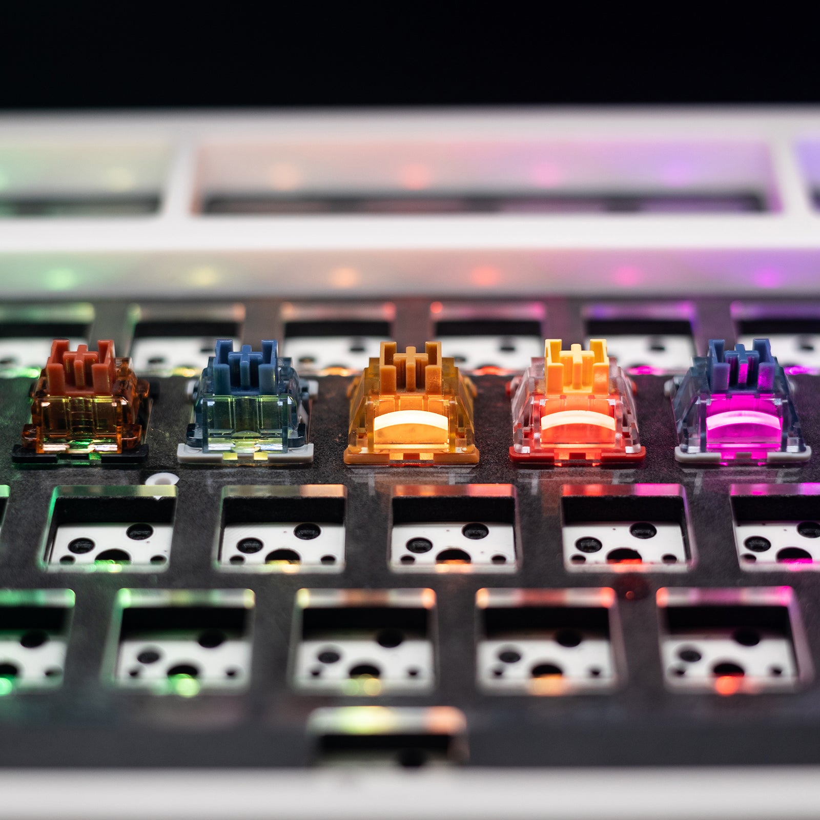 GamaKay Mechanical Silent Switch V2 with RGB Diffuser - 35 Pcs/Pack or 70 Pcs/Pack