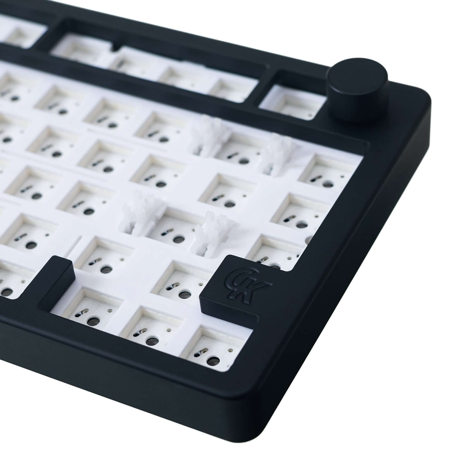 TK75pro barebone aluminum keyboard kit, gasket-mount, hot-swappable keyboard kit color black