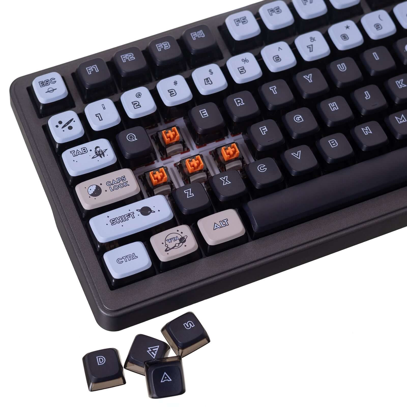 Gamakay LK75 75 % Mechanische Tastatur mit TFT-Smart-Display und Knopf