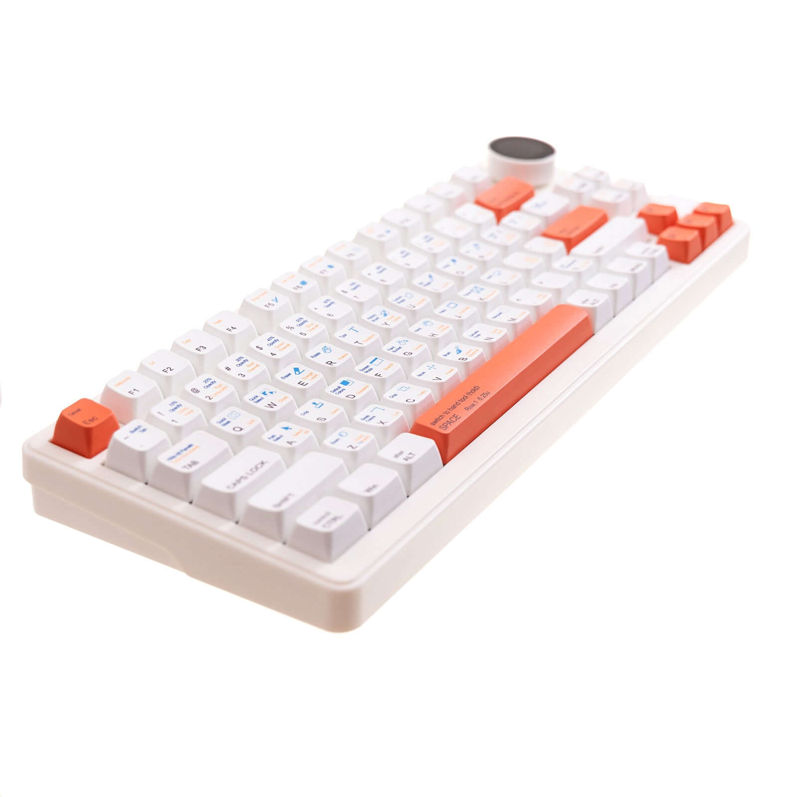 Gamakay LK75 75 % Mechanische Tastatur mit TFT-Smart-Display und Knopf