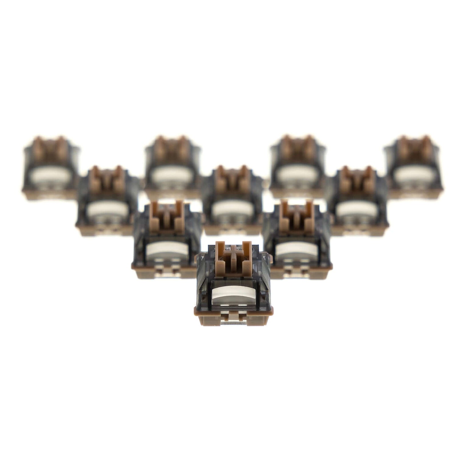 This is the Gamakay planet series- Jupiter mechanical switches, the tacile swtiches for any hot-swappable keyboards with the Crisp and clear typing sound. The trigger force is only 40gf min, and the end force is 55gf Max. Your good choice on mechanical keyboard for working and gaming.