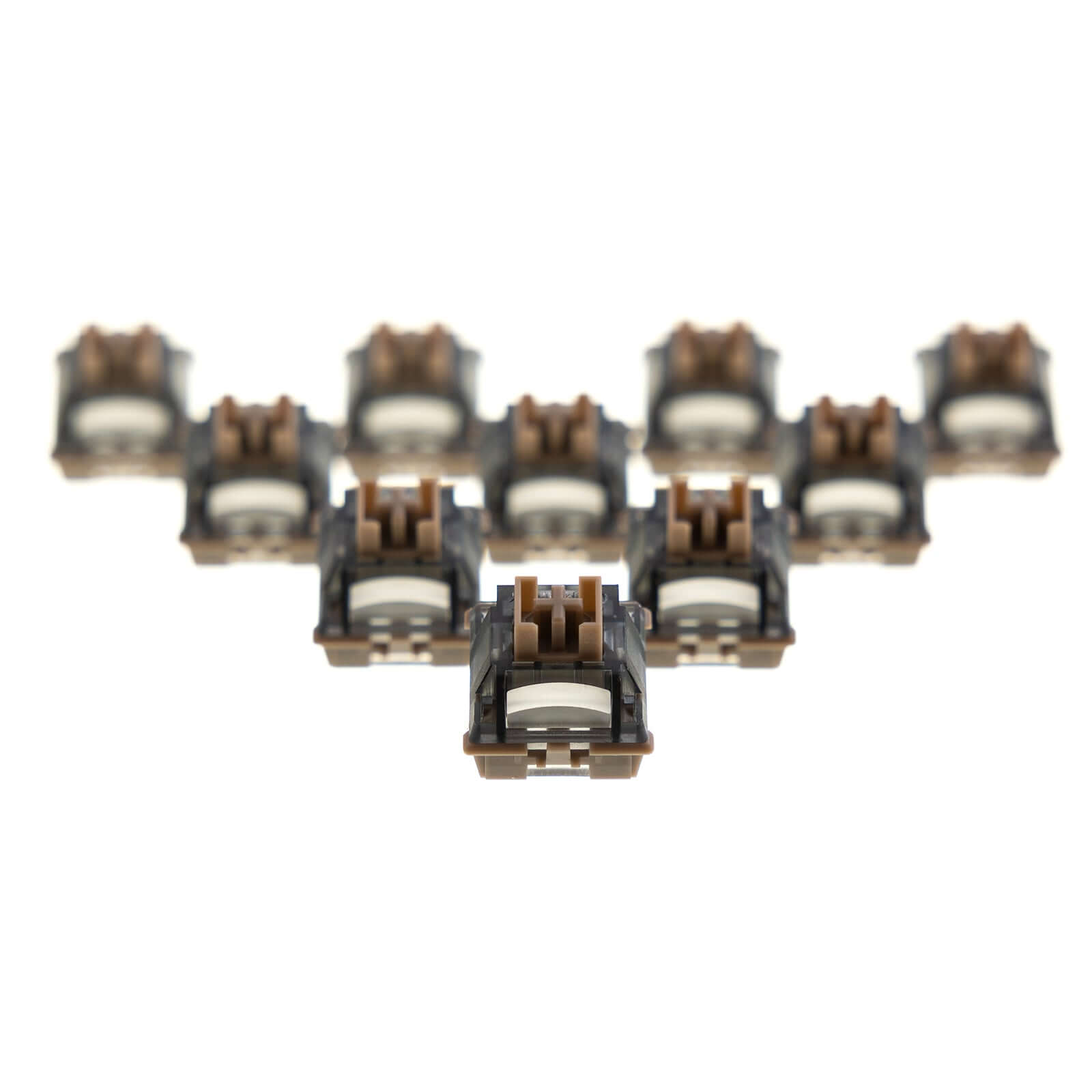 This is the Gamakay planet series- Jupiter mechanical switches, the tacile swtiches for any hot-swappable keyboards with the Crisp and clear typing sound. The trigger force is only 40gf min, and the end force is 55gf Max. Your good choice on mechanical keyboard for working and gaming.