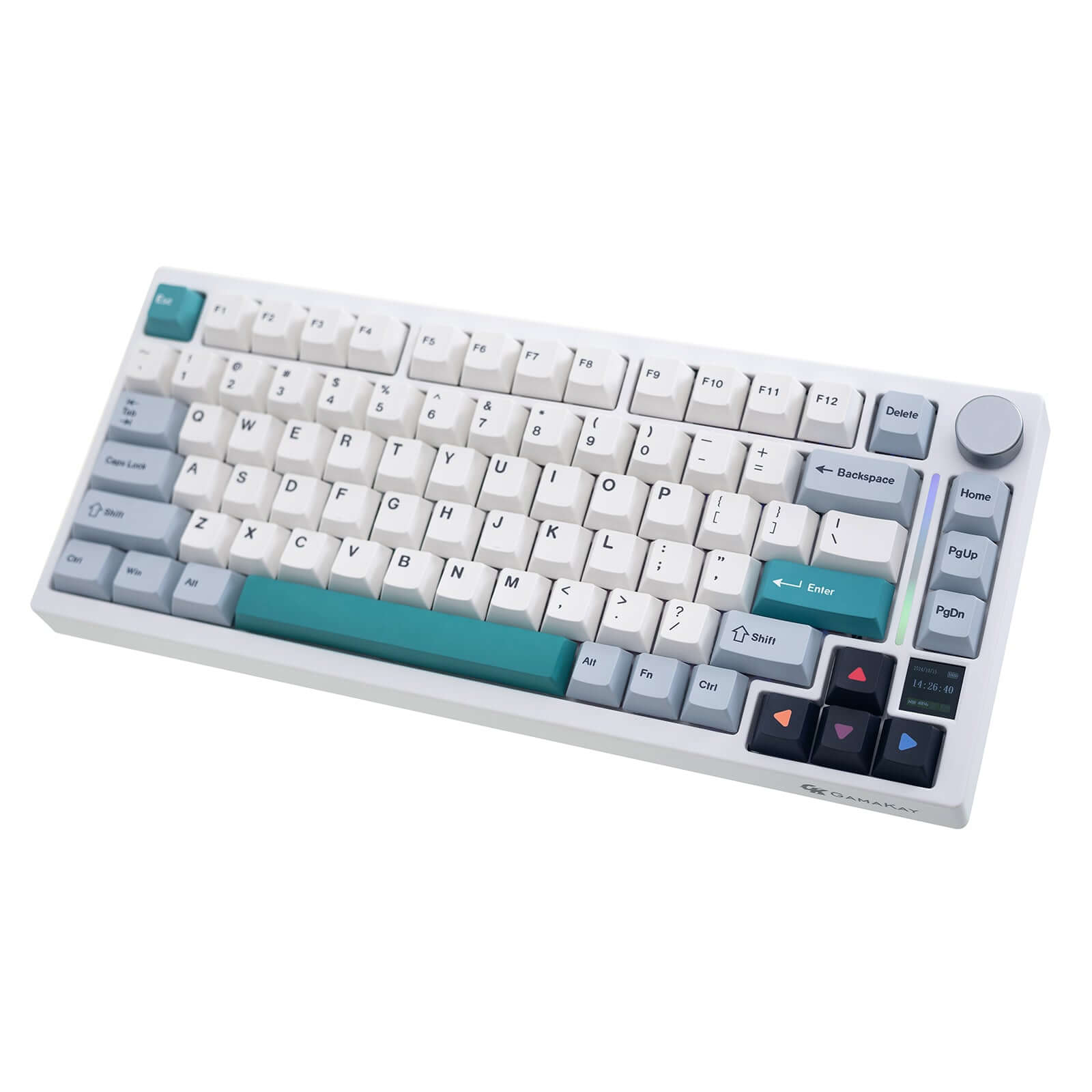Clavier gaming mécanique silencieux Gamakay TK75 SOCD (mise à niveau du TK75 V2