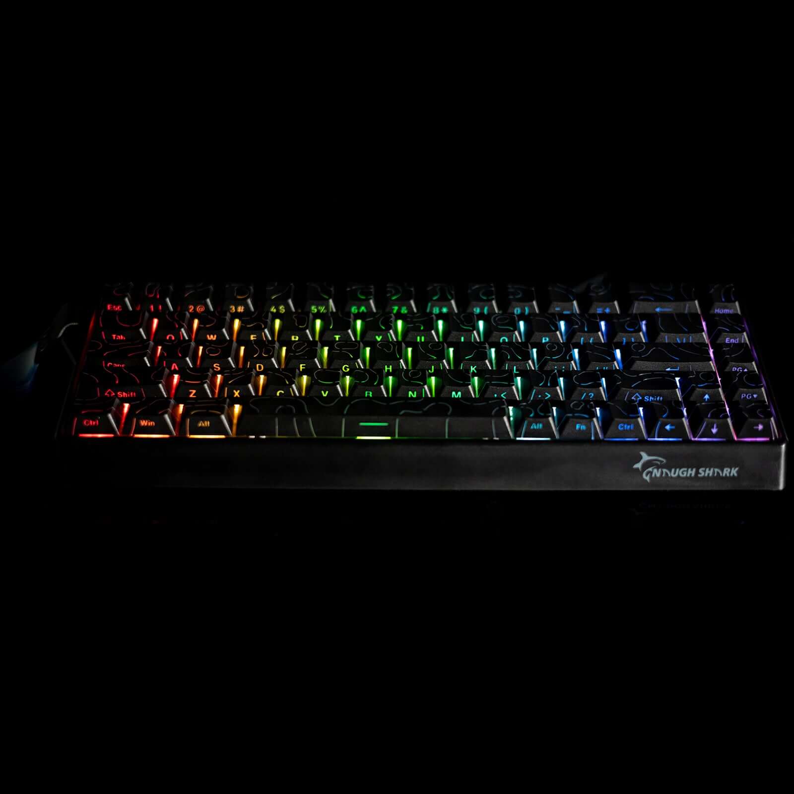Gamakay x NaughShark NS68 Teclado Hall Effect con Switches Magnéticos con 8K Polling Rate 0.01 mm RT Precisión