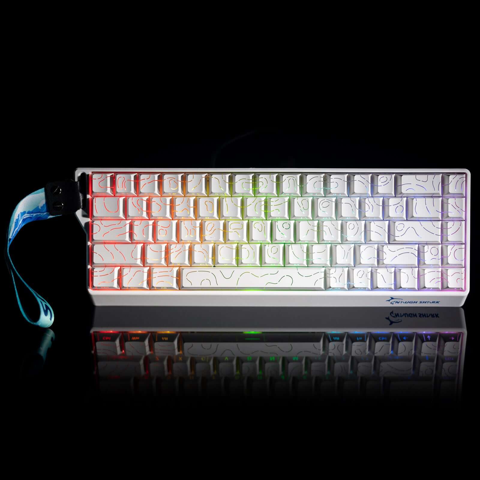 Gamakay x NaughShark NS68 Teclado Hall Effect con Switches Magnéticos con 8K Polling Rate 0.01 mm RT Precisión