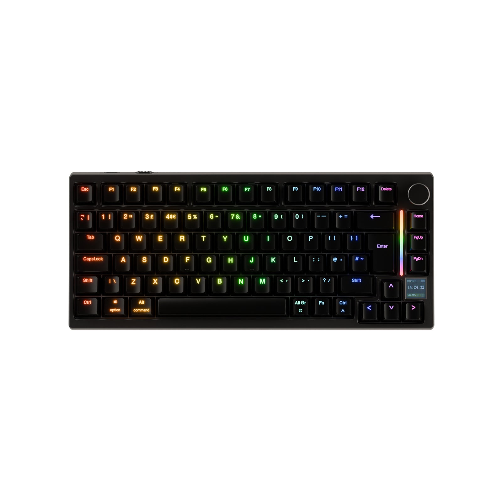 Gamakay TK75he V2 Hall Effect Clavier 8K Taux de sondage RT Précision