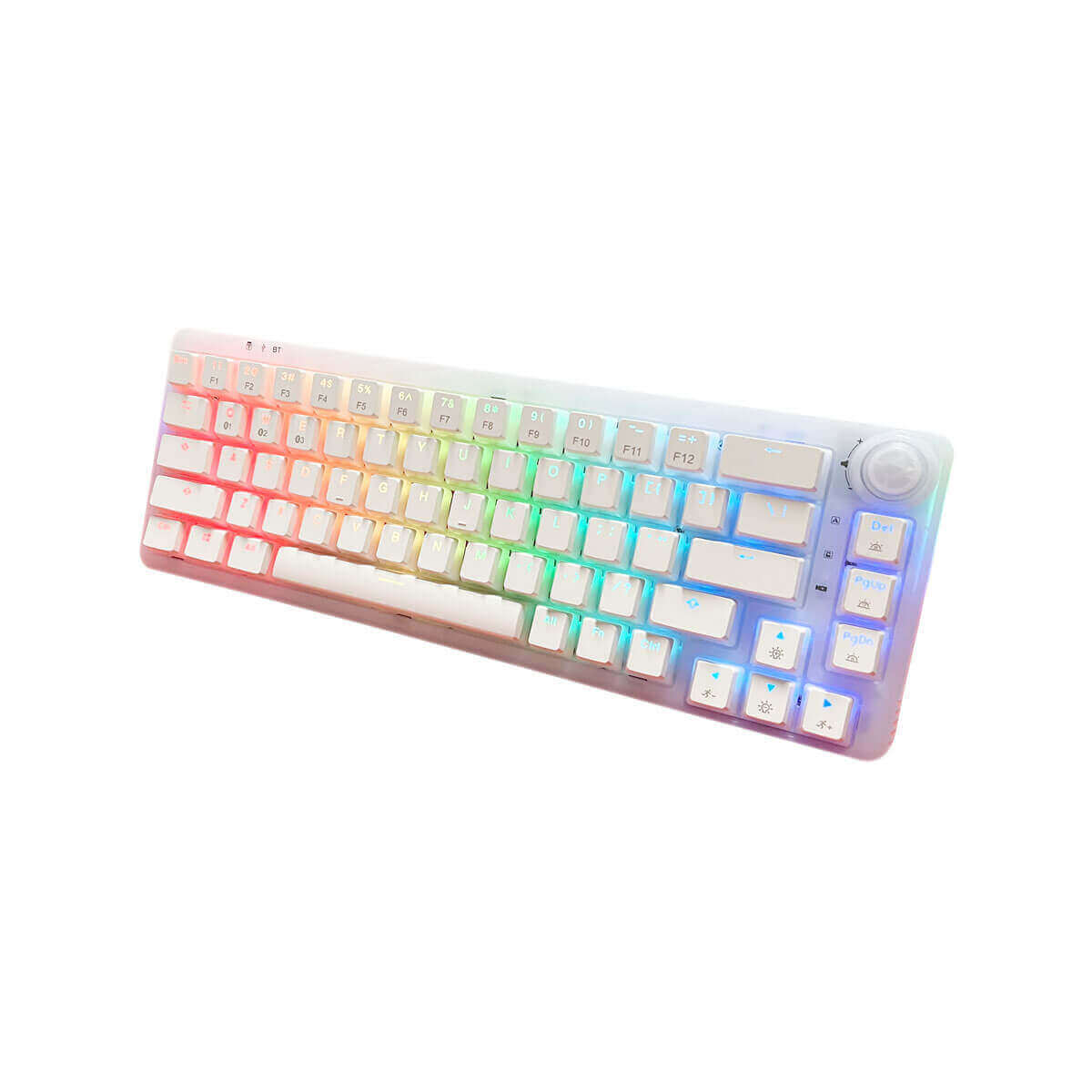 GamaKay LK67 65% GamaKay Switch Triple Mode Mechanical Gaming Keyboard with PBT Double-shot Pudding Keycaps