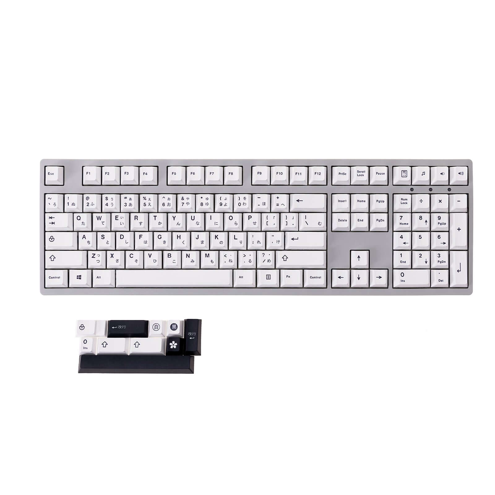 GamaKay GamaKay 129 Keys Japanese Keycaps Set