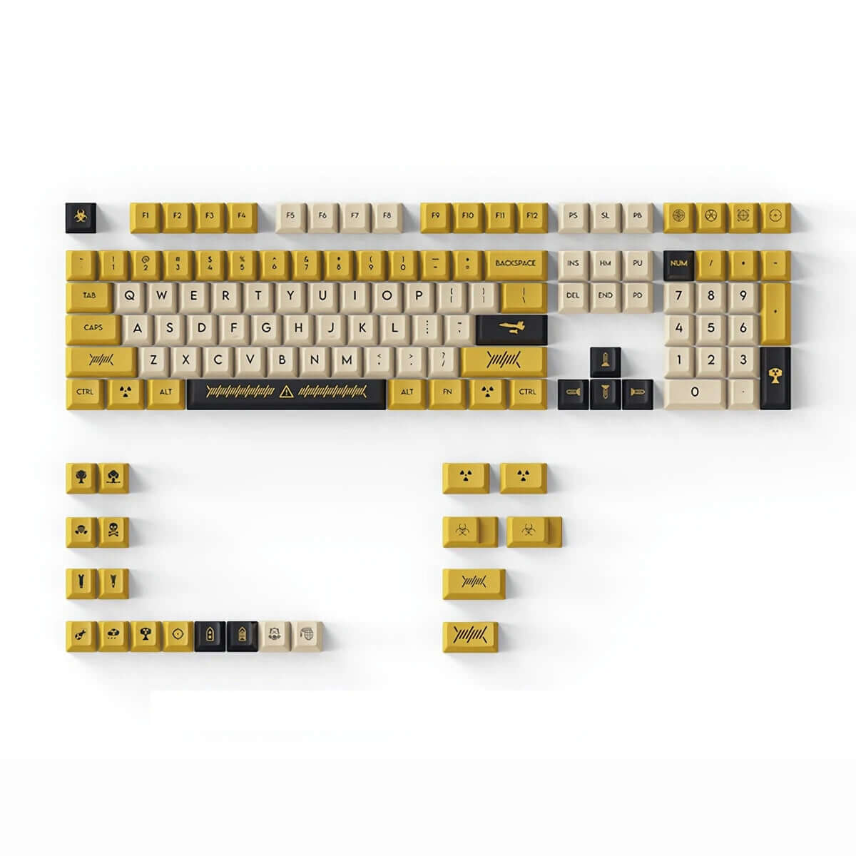 GamaKay DAGK 128 Keys Electronic Game PBT Keycap Set