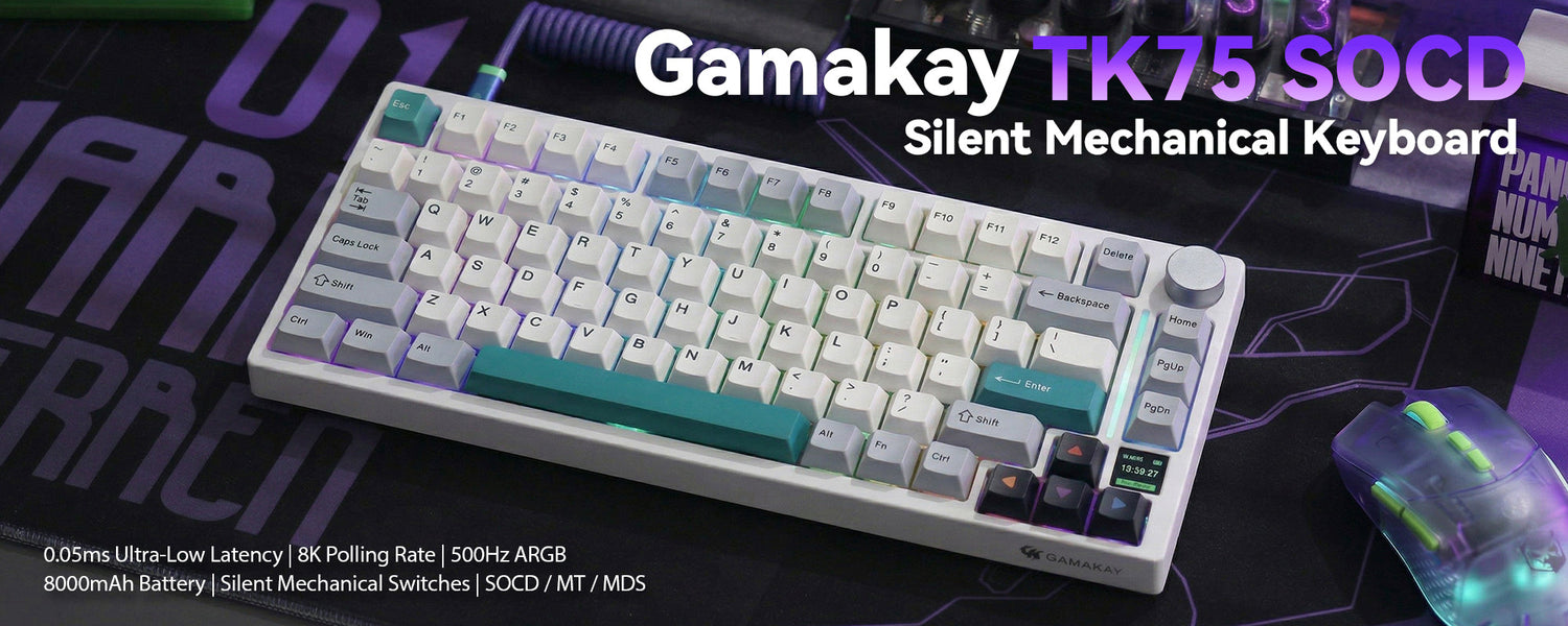 The best mechanical keyboard with snap tap 2026: Gamakay TK75 SOCD review