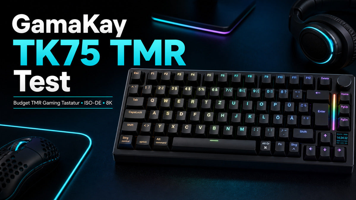 Gamakay TK75 TMR Review: A Budget TMR Gaming Keyboard with ISO-DE Layout