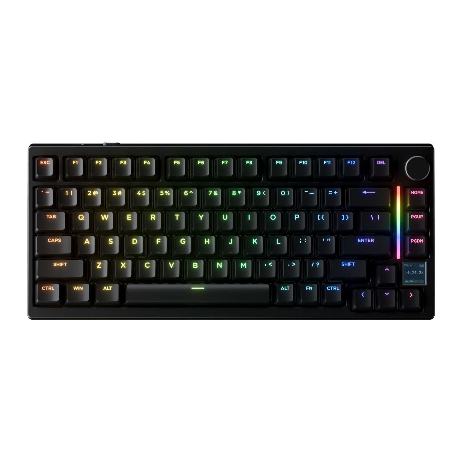 Gamakay TK75he V2 Hall Effect Clavier 8K Taux de sondage RT Précision