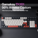 Gamakay TK101 98% Wireless Custom Mechanical Keyboard with Number Pad