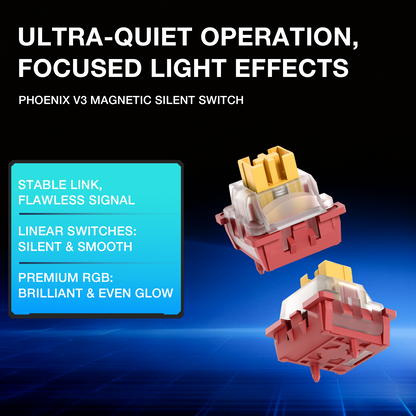 Gamakay Hall Effect V3 Magnetic Switches