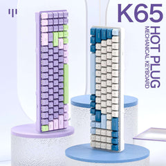 Gamakay Freewolf K65 Kabelgebundene mechanische Gaming-Tastatur mit Dichtungsmontage