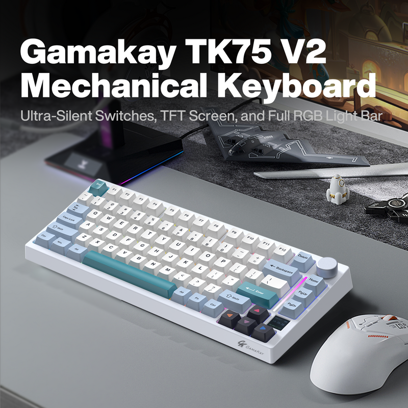 GamaKay TK75 75 % mechanische Tastatur