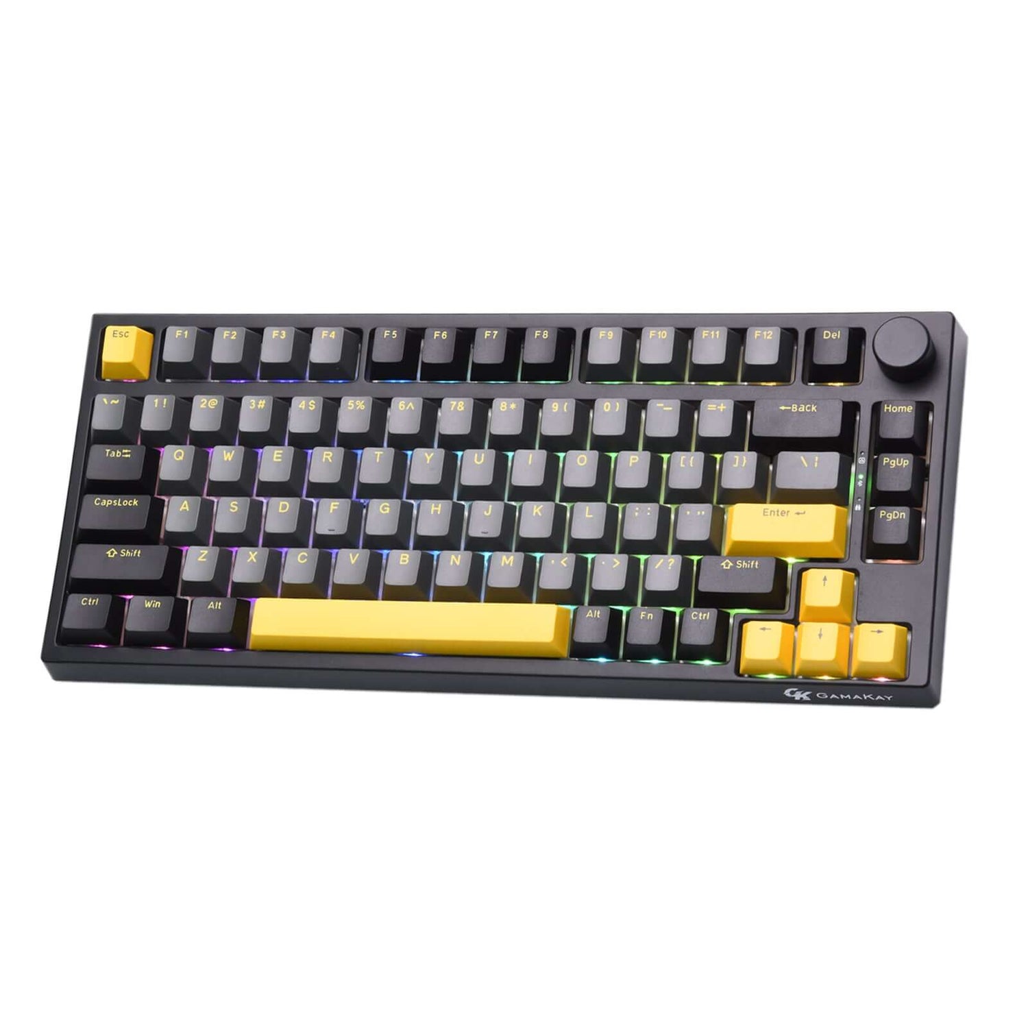 Gamakay TK75 HE 75% / TK68 HE 65% Teclado inalámbrico personalizado con efecto Hall