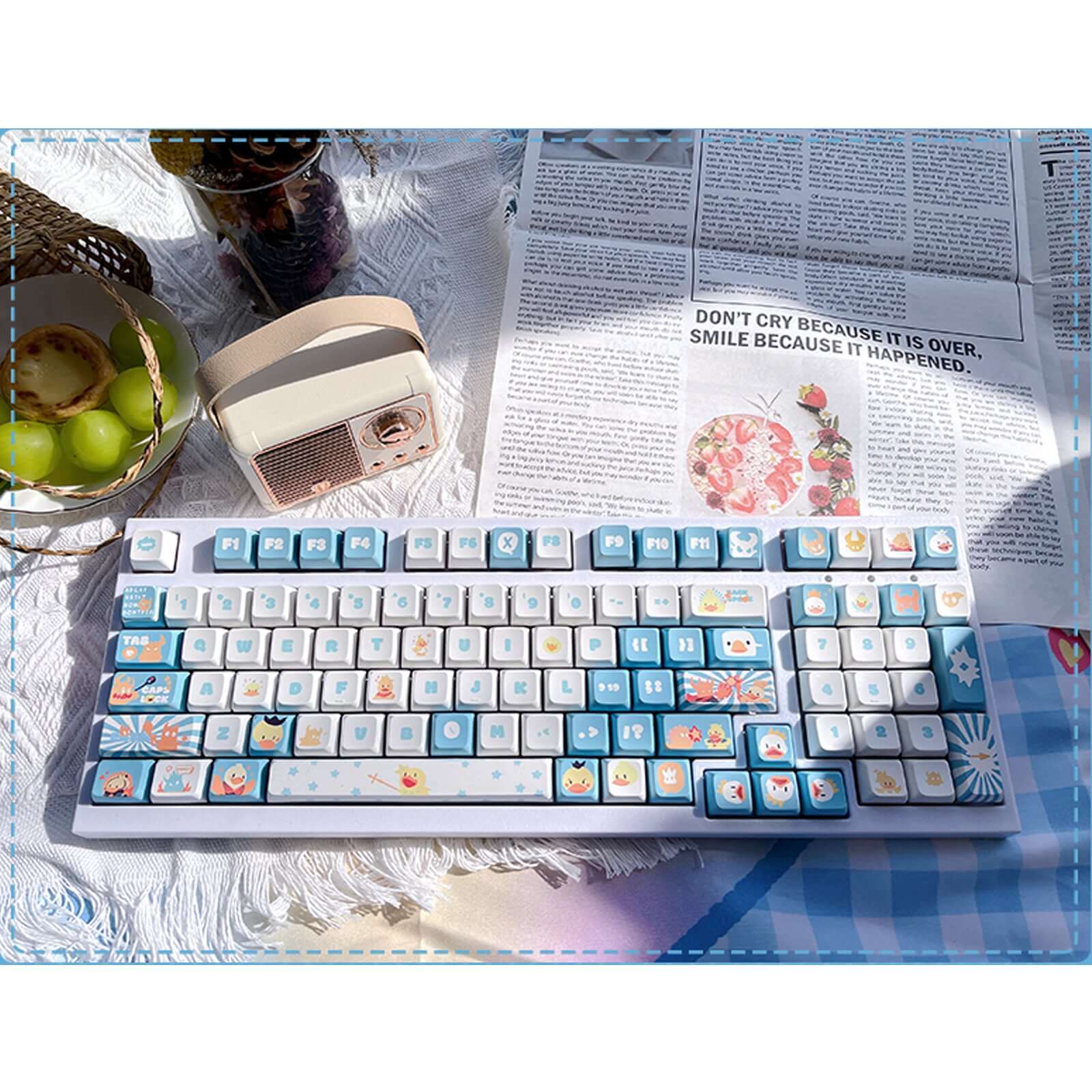 Gamakay 137 Keys Muddle-Headed Duck Keycaps Set