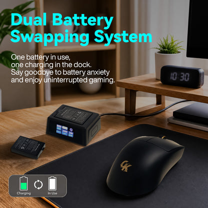 GamaKay GX1 &amp; GX1 PRO 55g Ultra-Light Silent Wireless Gaming Mouse