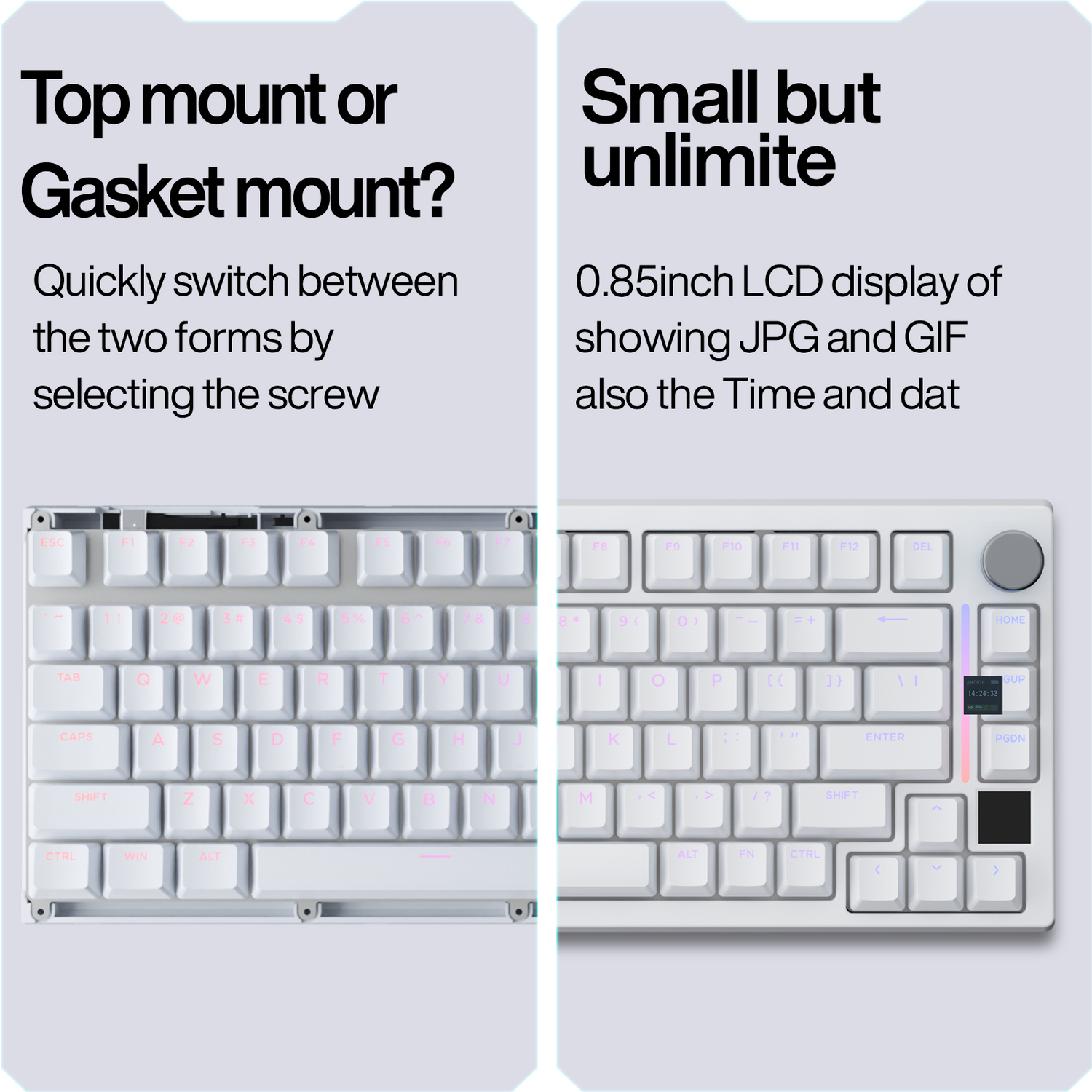 &lt;tc&gt;Gamakay TK75HE V2 8K Polling Rate RT Accuracy Clavier à effet Hall&lt;/tc&gt;