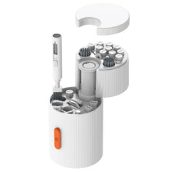 Gamakay 33-in-1 Multifunctional Cleaning Kit with rotating tool and precision brushes for deep device cleaning.