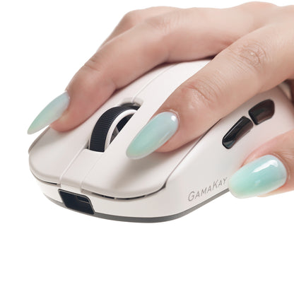 GamaKay GX1 &amp; GX1 PRO Wireless Gaming Silent Mouse | PAW3311/ 3950 Ultra Sensor | 12000 / 30000 DPI | 55g Ultra-Lightweight | Dual Battery Swapping | Silent Clicks