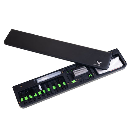 Repose poignet ergonomique Gamakay avec kit de nettoyage 21-en-1 pour clavier 85%