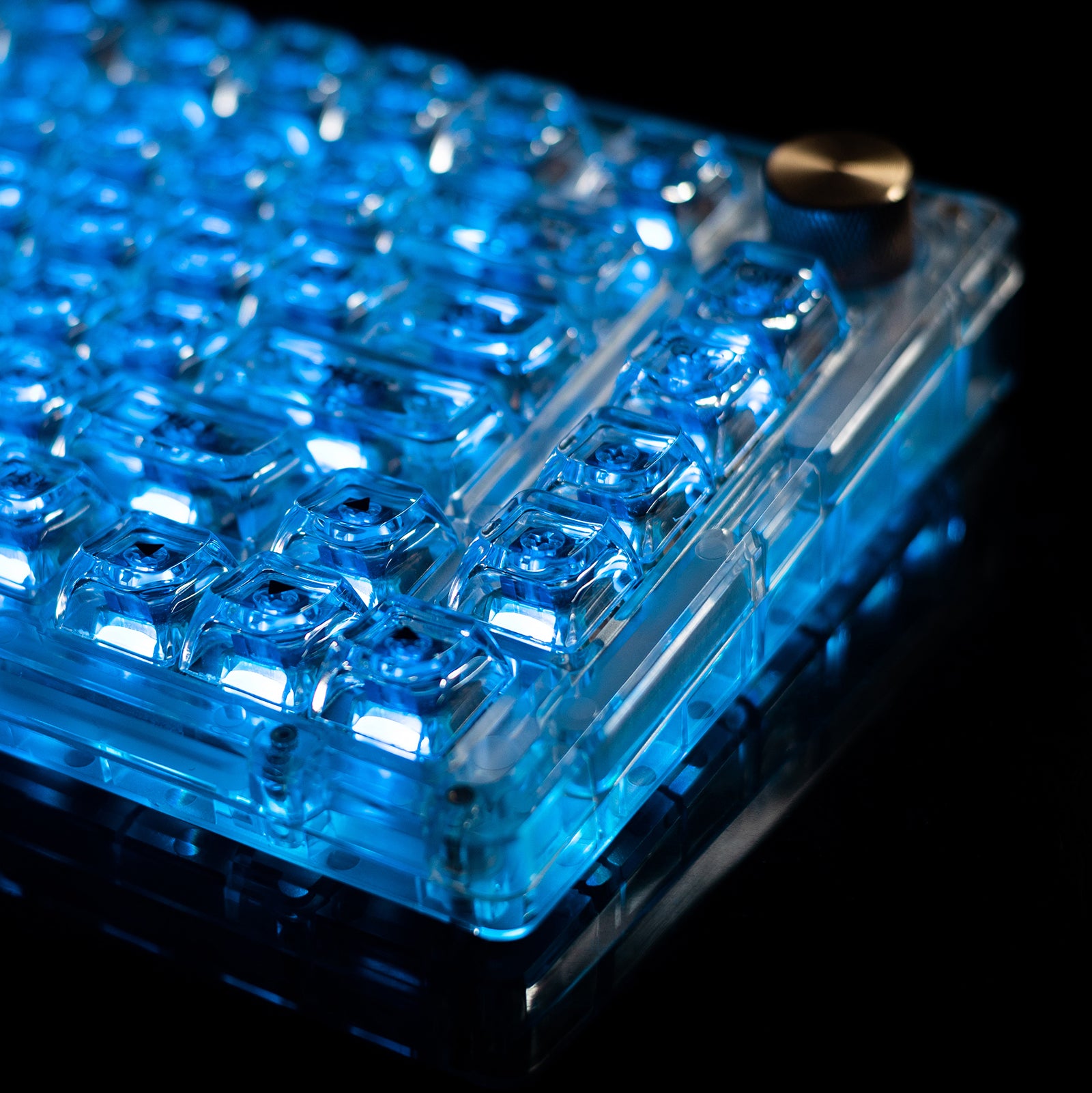 Gamakay 113 touches Keycaps transparents