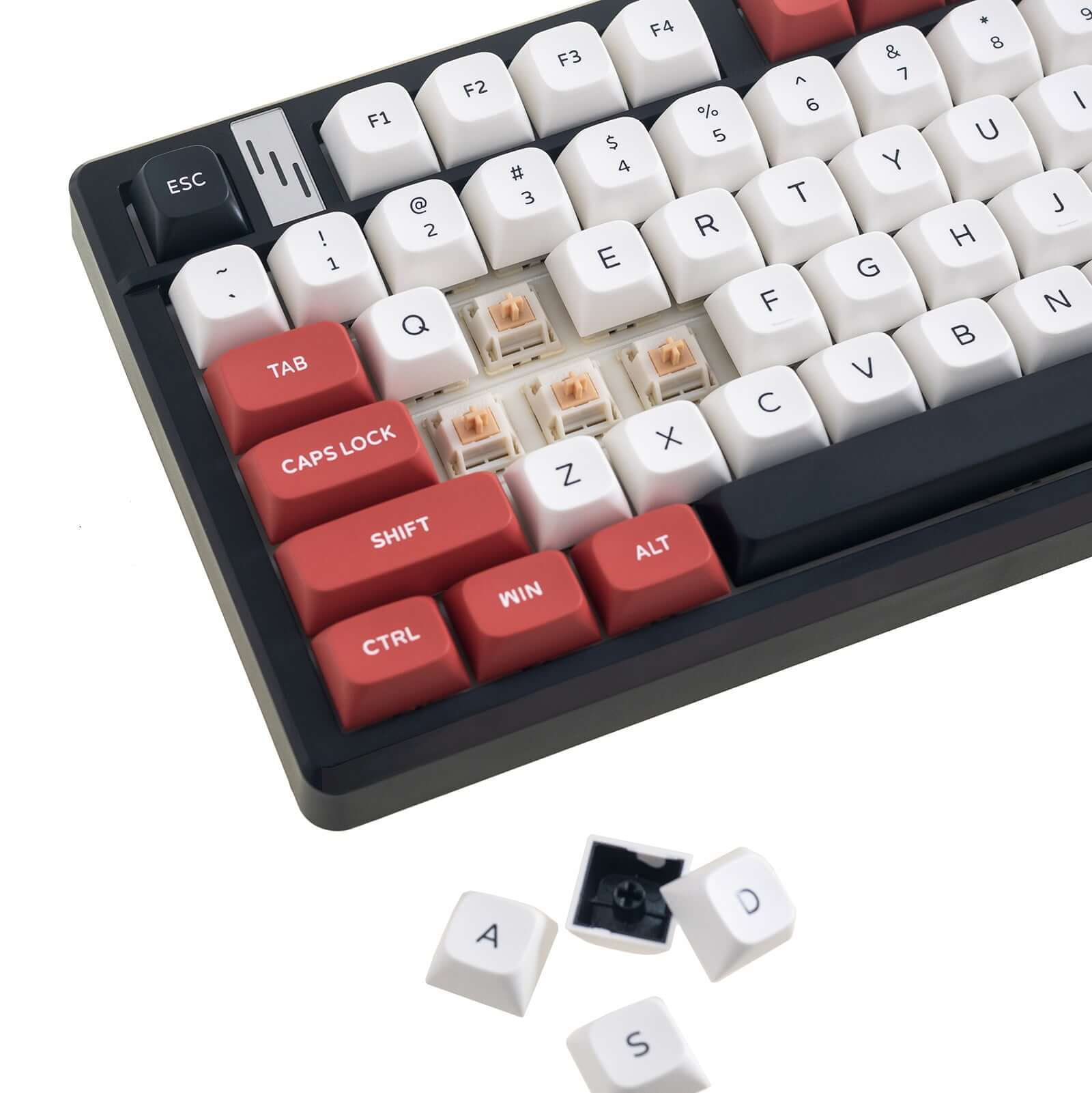 Gamakay Tk101 QMK wireless mechanical keyboard with number pad is hot swappable keyboard,  there are two switches options, pluto and startun 