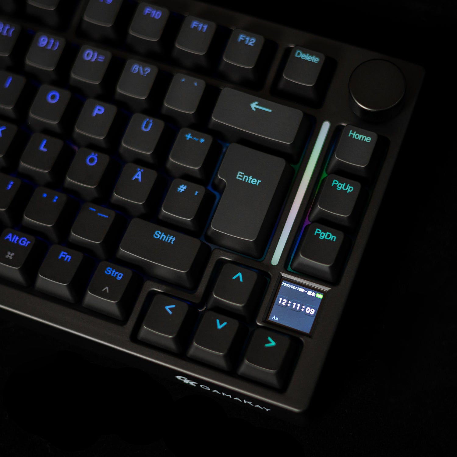 Gamakay TK75he V2 Hall Effect Clavier 8K Taux de sondage RT Précision