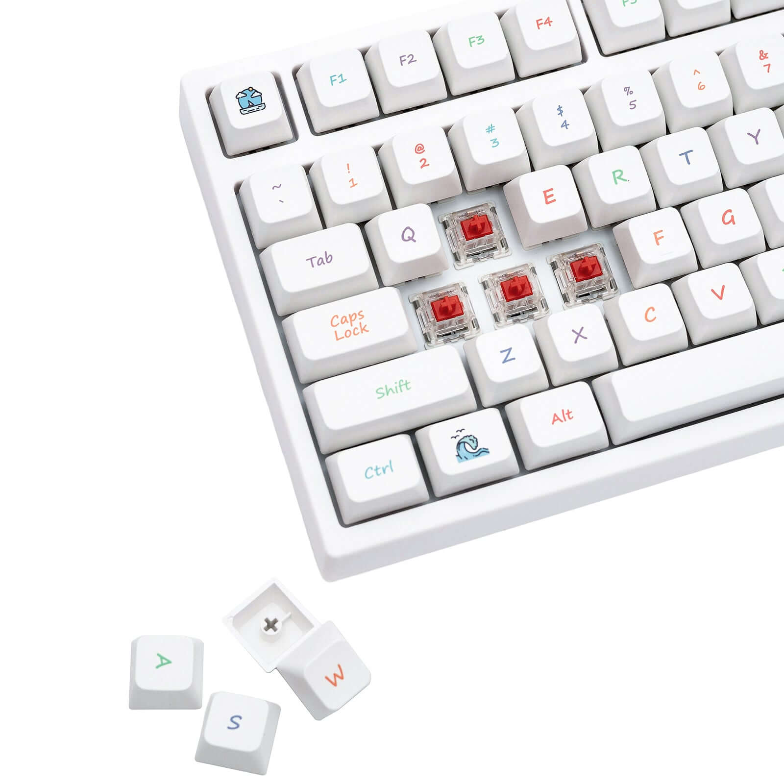 GamaKay 133 Keys Sea World Keycaps Set