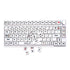 Gamakay 132 Keys White Lovely Milk Cow Keycaps Set