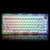 The SN75 is a arcylic mechanical keyboard kit. The transparent keyboard case will make the RGB more attractive.