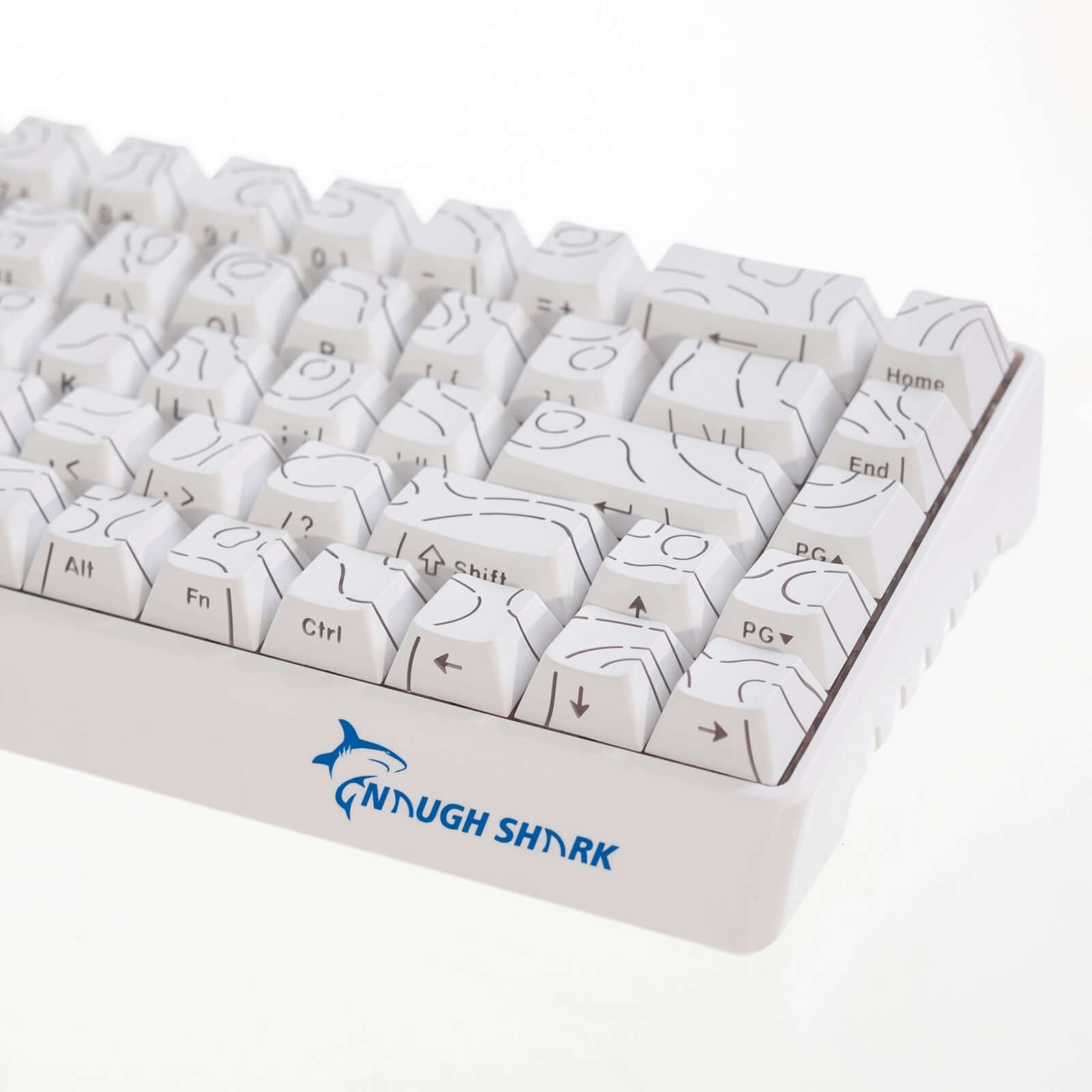 Gamakay x NaughShark NS68 Teclado Hall Effect con Switches Magnéticos con 8K Polling Rate 0.01 mm RT Precisión