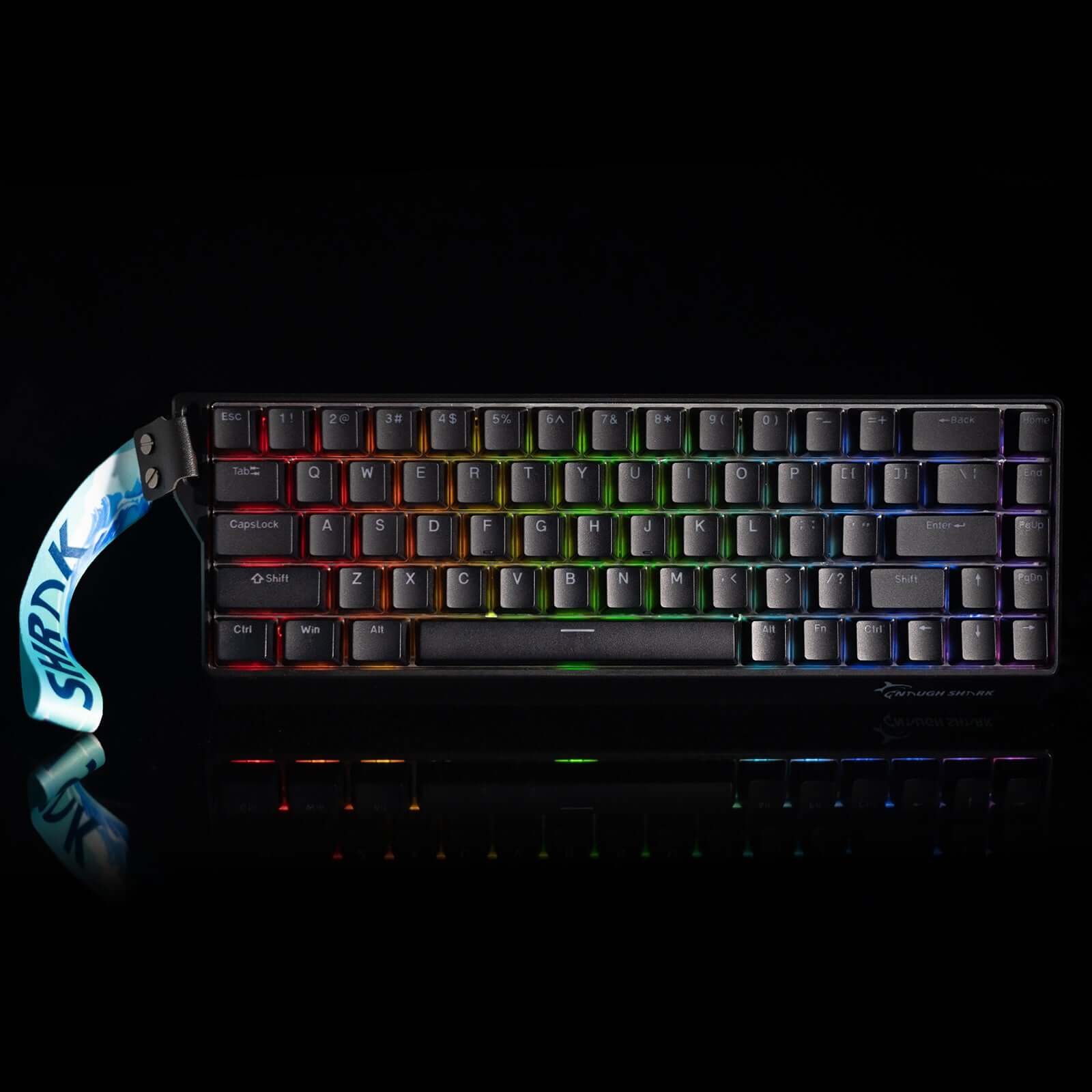 Gamakay x NaughShark NS68 Teclado Hall Effect con Switches Magnéticos con 8K Polling Rate 0.01 mm RT Precisión