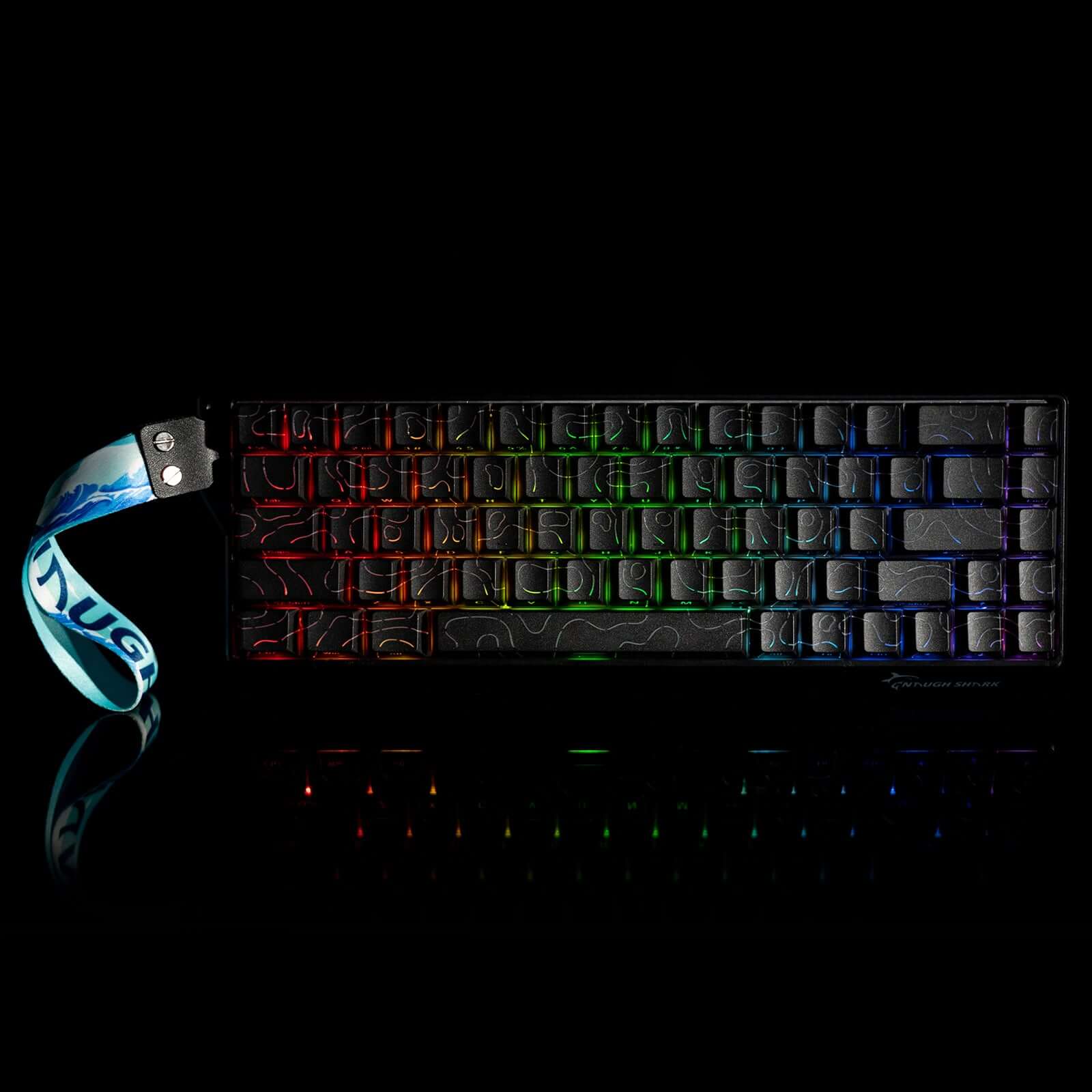 Gamakay x NaughShark NS68 Teclado Hall Effect con Switches Magnéticos con 8K Polling Rate 0.01 mm RT Precisión