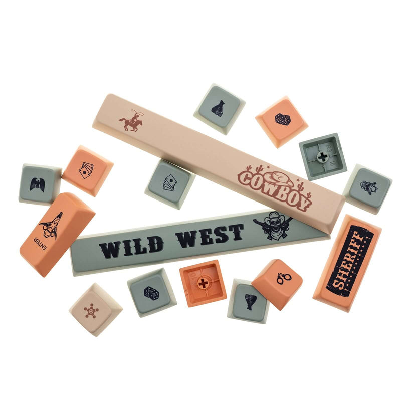 Gamakay 134 Keys West Cowboy Keycaps Set