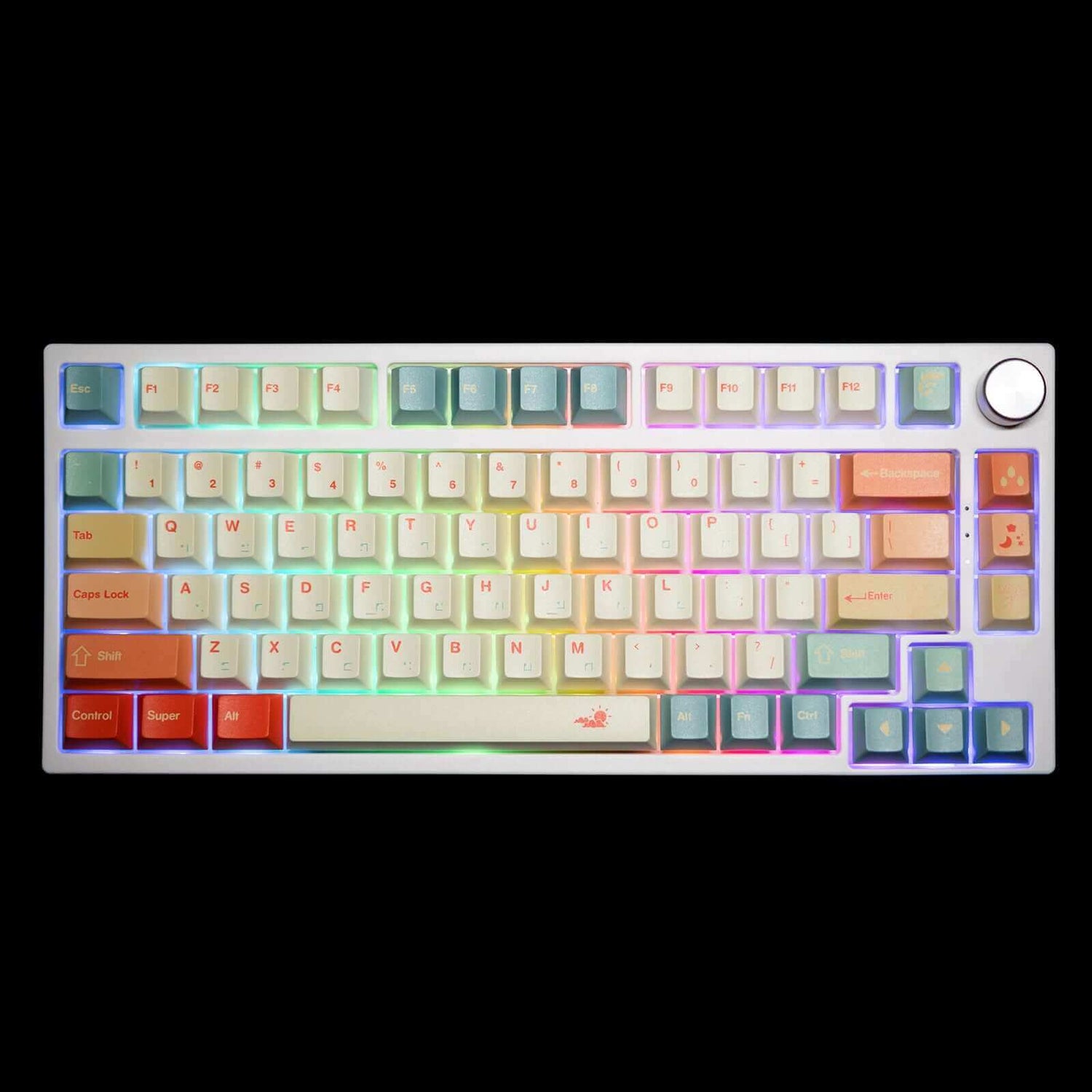 Gamakay 145 Keys Summer Love Theme Keycaps Set, Cherry Profile PBT Dye-Sub Double-Shot Keycap Set - Elevate Your Keyboard with Vibrant and Durable Keycaps