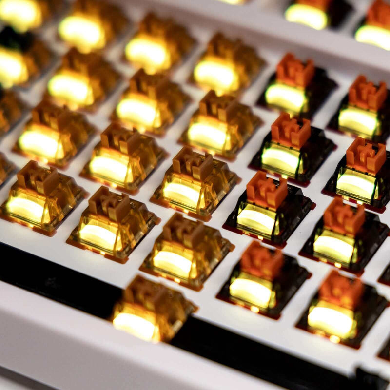 The light effect of the Gamakay mechanical switches-planet series