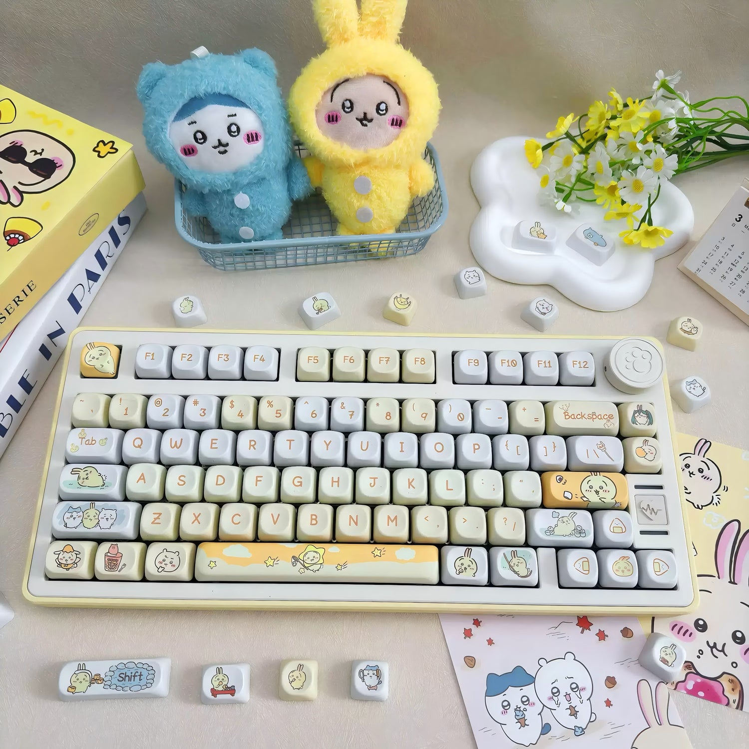Gamakay 95 Keys Adorable MOA Profile PBT Keycaps Set