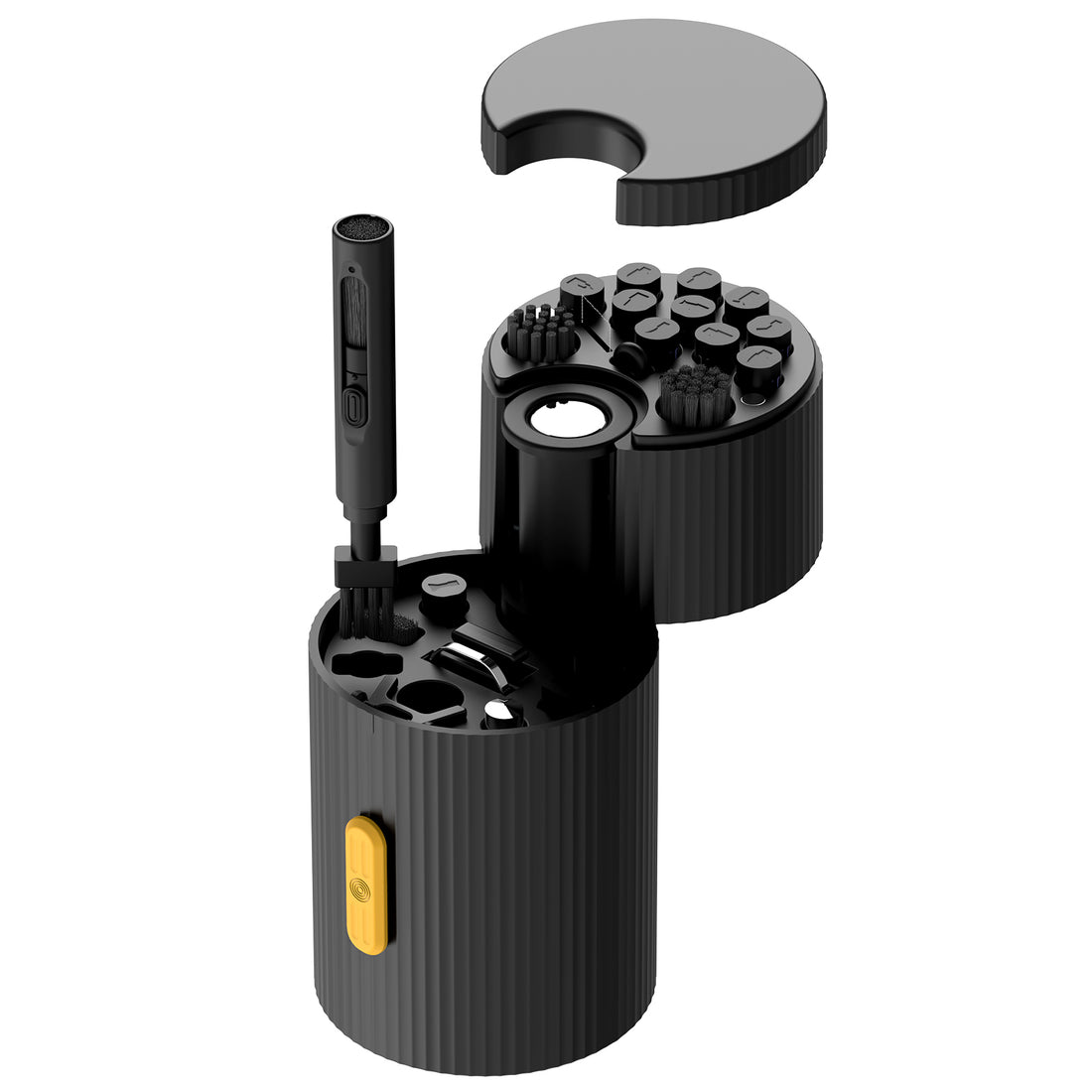 Gamakay 33-in-1 Multifunctional Magnetism Rotating Cleaning Kit with Portable Electronics Brush Tool for Keybord Laptop Tablet PC Camera Lens Earbuds Monitor