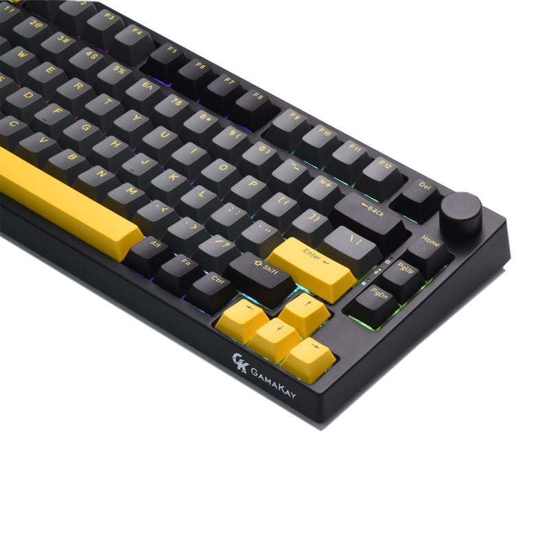 Gamakay TK75 HE 75% / TK68 HE 65% Clavier personnalisé sans fil à effet Hall